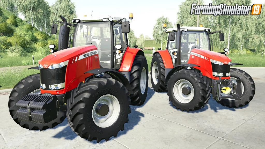 Massey Ferguson 7600 Tractor v1.3 by blauea for FS19