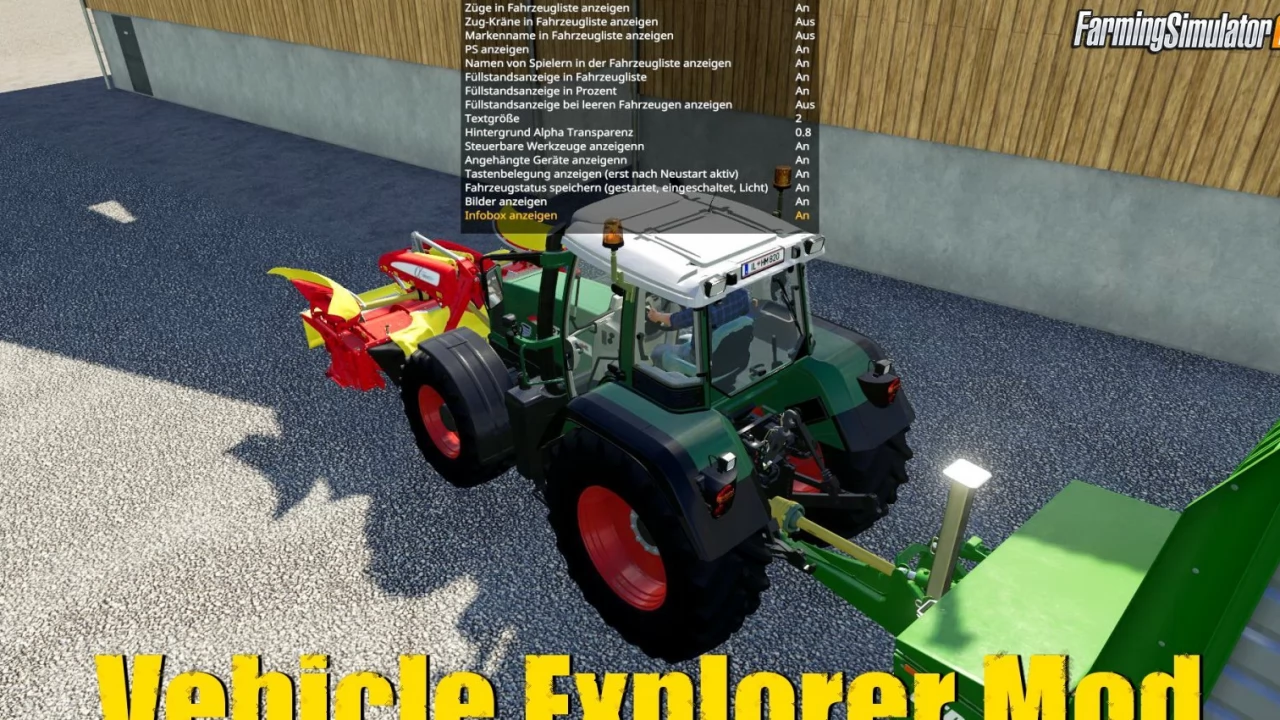 Vehicle Explorer Mod v0.9.4.8 for FS19