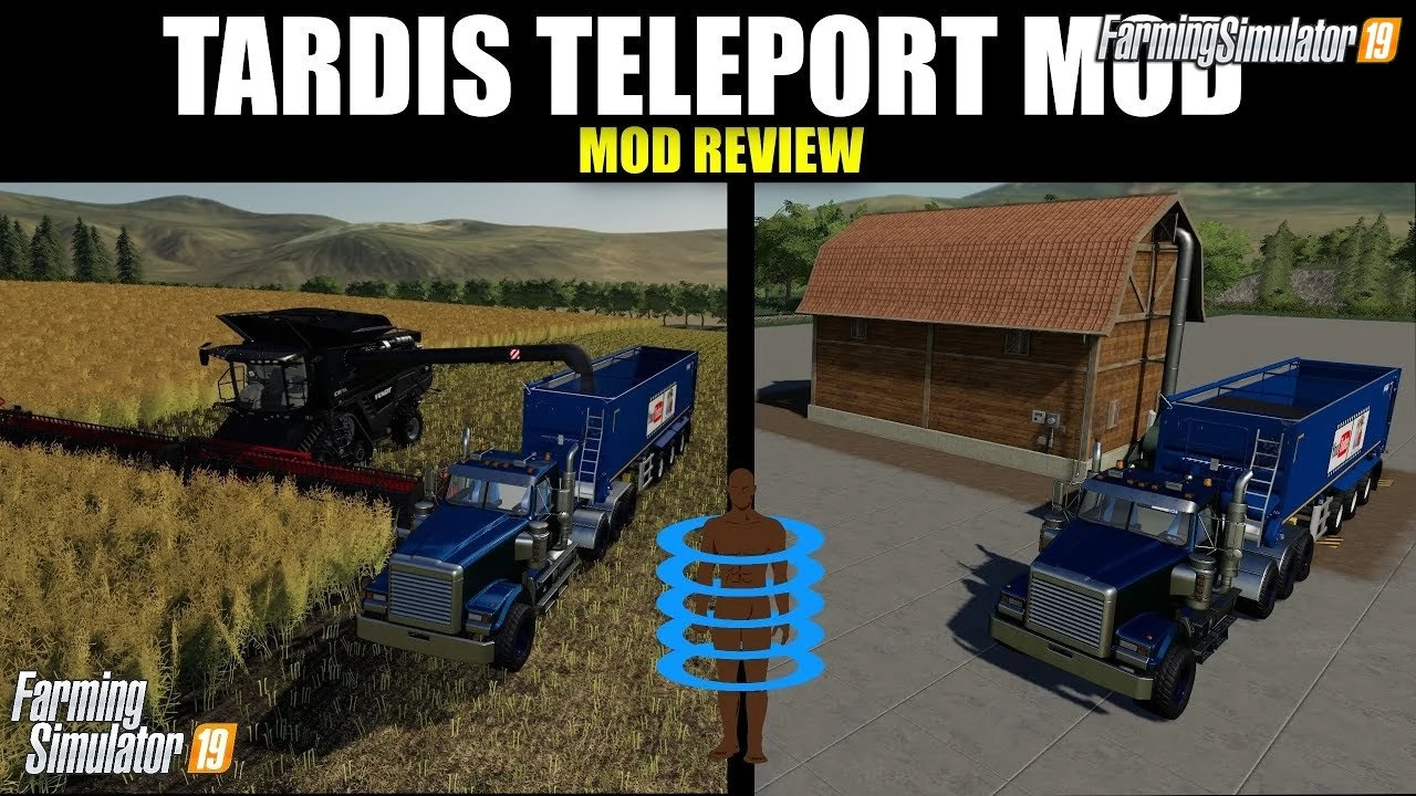 Tardis Teleport Mod v0.9.2.1 for FS19