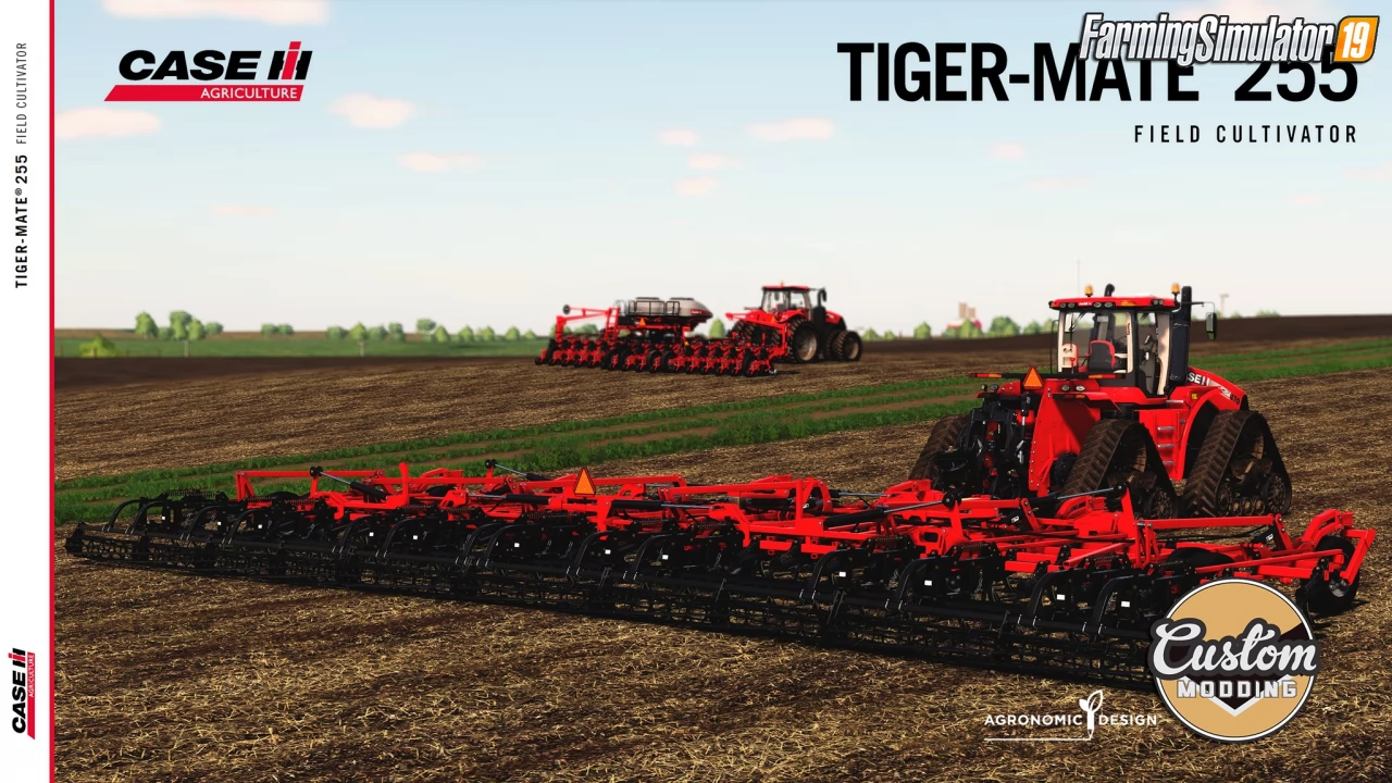 Case IH Tiger-Mate 255 Field Cultivator v1.0.0.2 for FS19