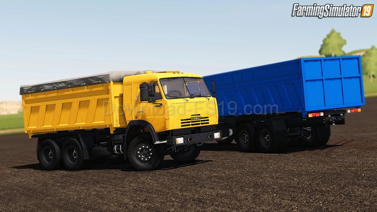 KamAZ Grain Carrier Truck v1.0.0.2 for FS19