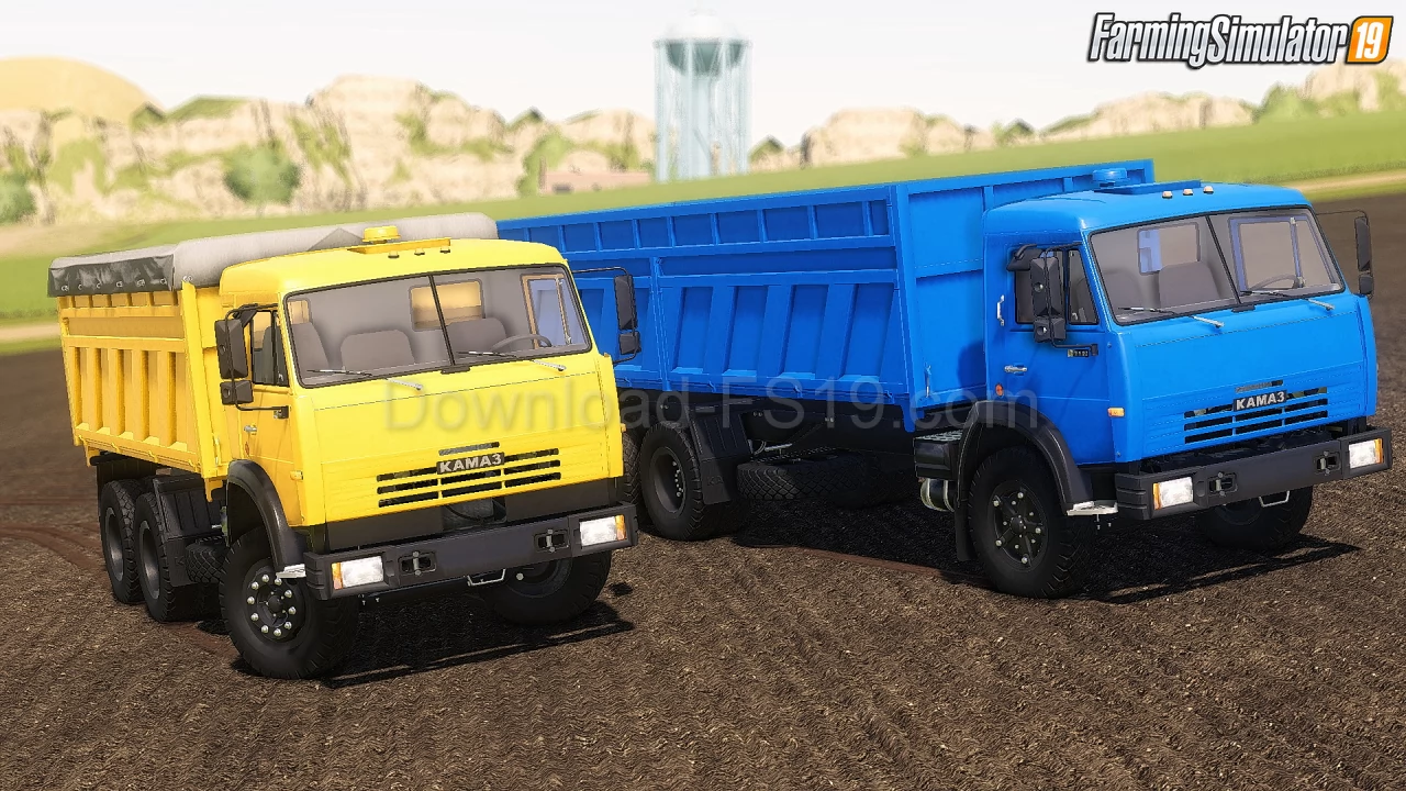 KamAZ Grain Carrier Truck v1.0.0.2 for FS19