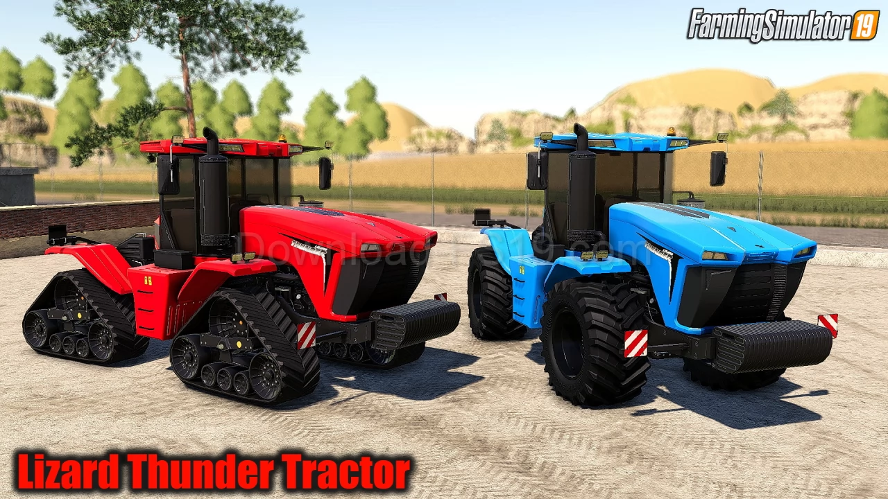 Lizard Thunder Tractor v1.3 for FS19