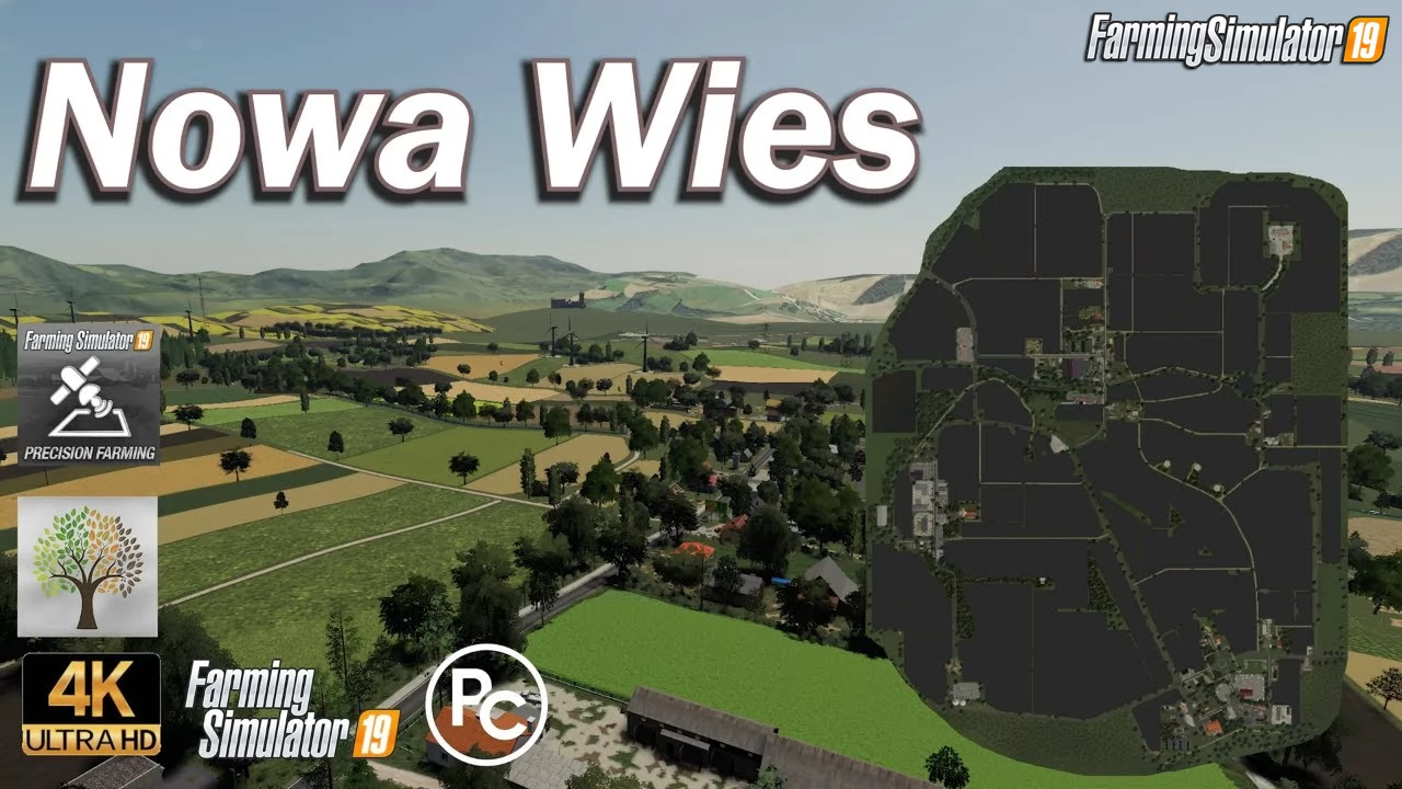 Nowa Wies Map v1.1 for FS19