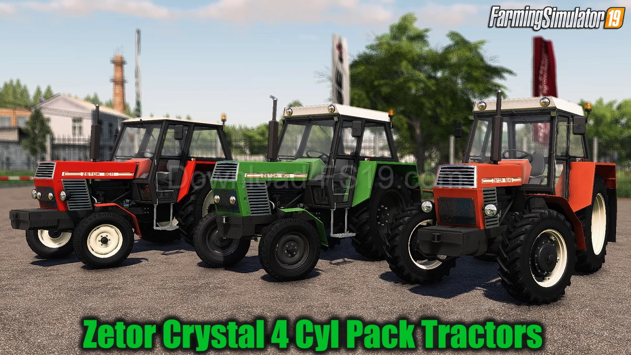 Zetor Crystal 4 Cyl Pack Tractors v3.2 for FS19