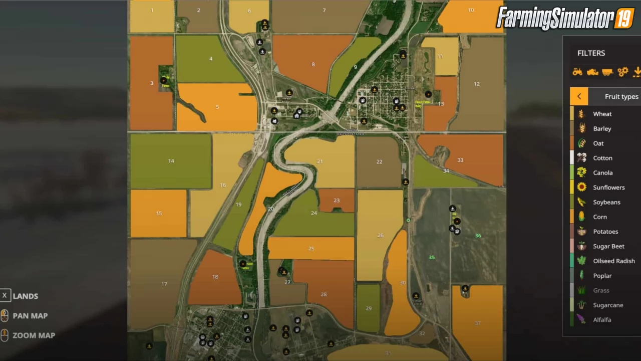 Red River Valley Map v1.0 for FS19
