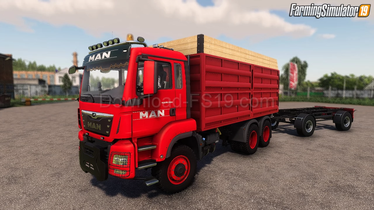 MAN TGS 6X6 Truck + Modules v1.0 for FS19