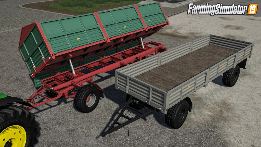 Lizard D616 Pack Trailers v2.0 for FS19