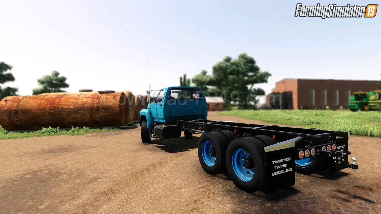 Ford F800 Flatbed/AR Truck v1.0 for FS19