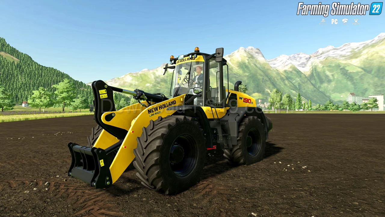 New Holland W190D Wheel Loader v1.0.0.1 for FS22