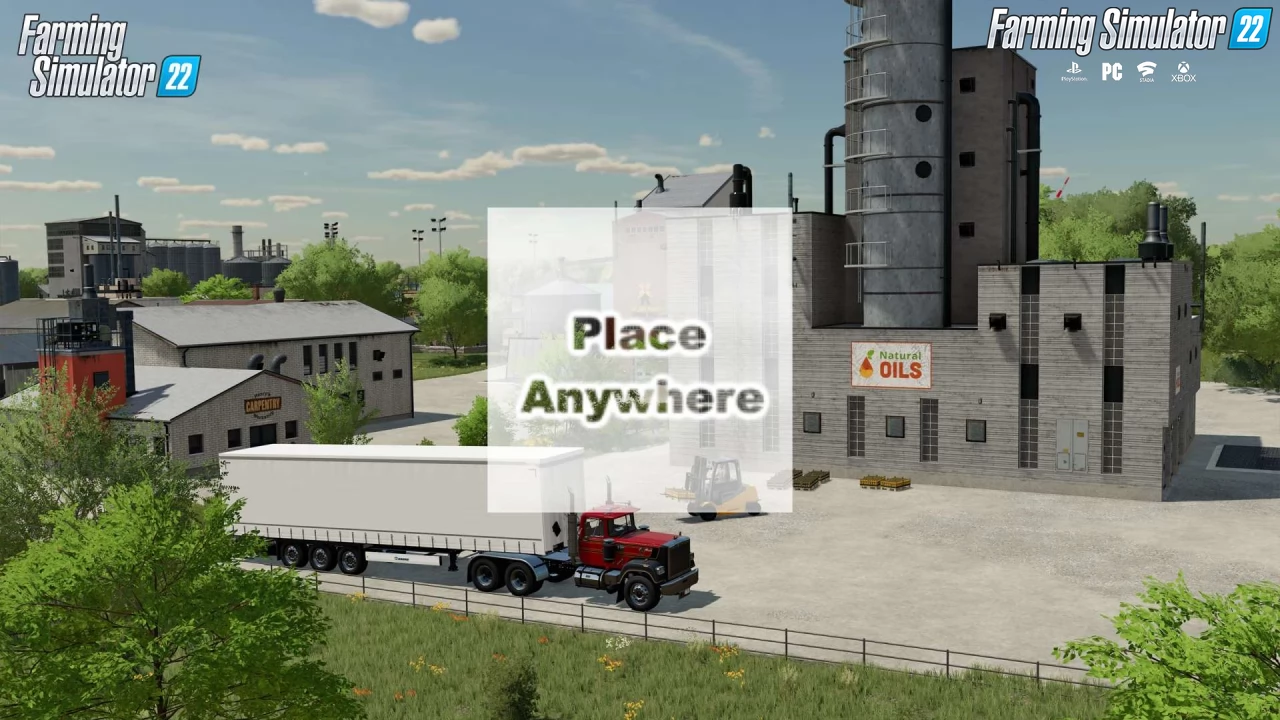 Place Anywhere Script Mod v1.0 for FS22