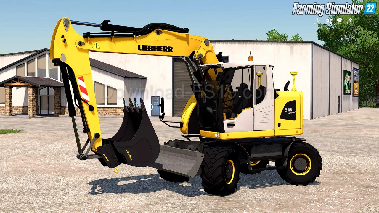 Liebherr 918C + Tools v1.1 for FS22