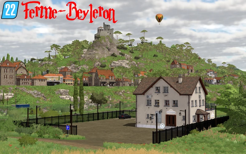 Ferme Beyleron Map v2.5 for FS22