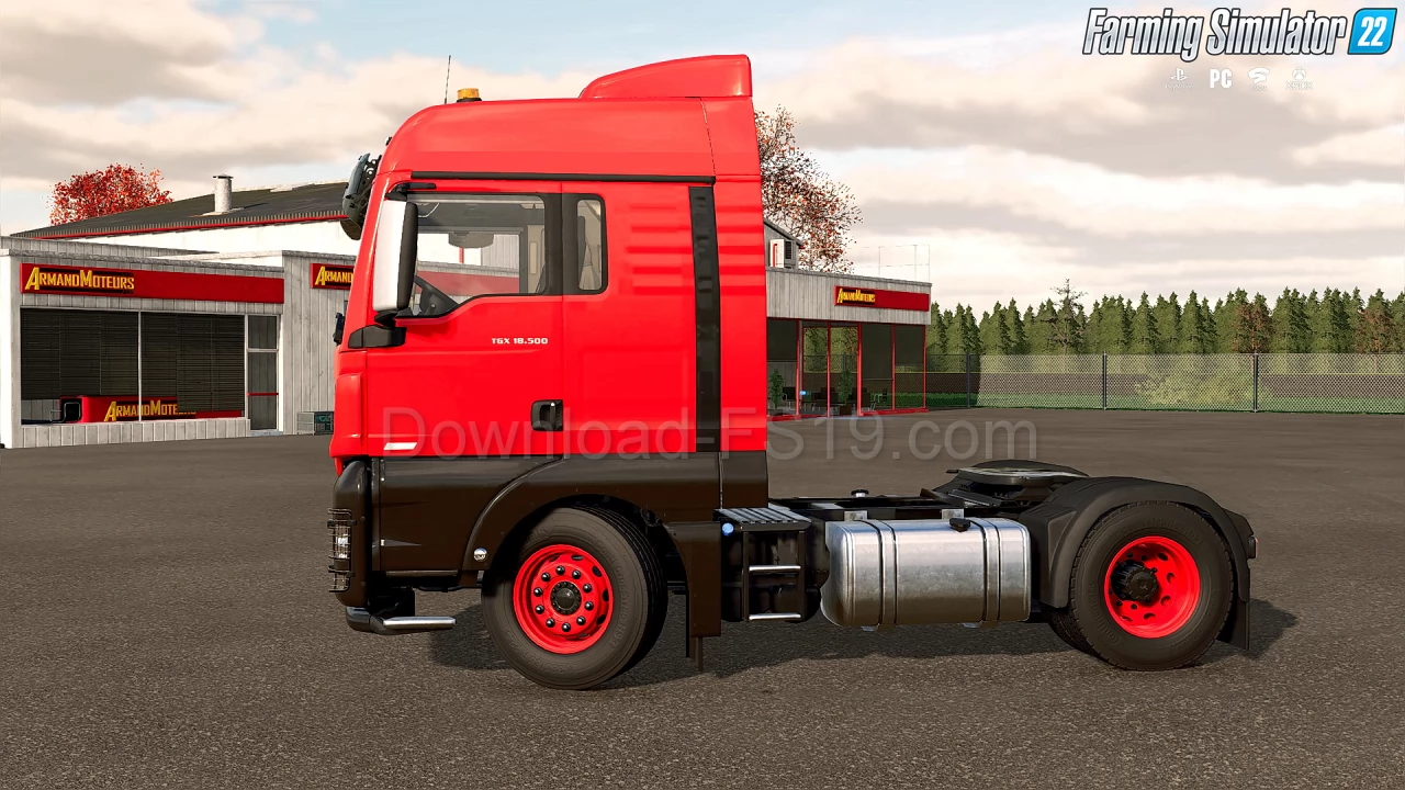 MAN TGX 18.500 4X2 Truck v2.1 for FS22