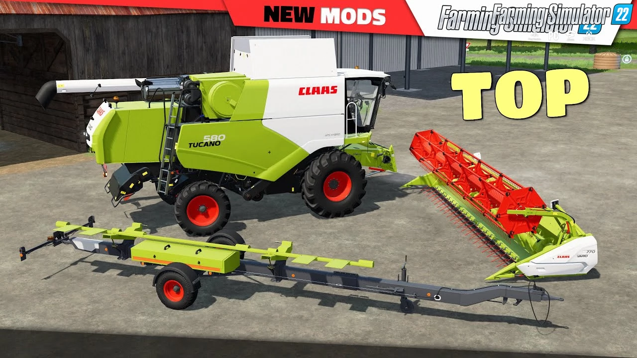 Claas TUCANO 580 Harvester v1.0.0.1 for FS22