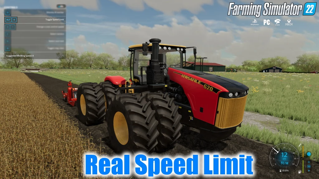 Real Speed Limit v1.4 for FS22