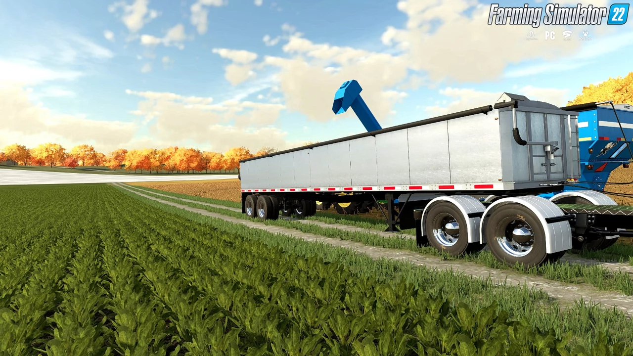 Aulick Live Bottom Trailer v1.0 for FS22