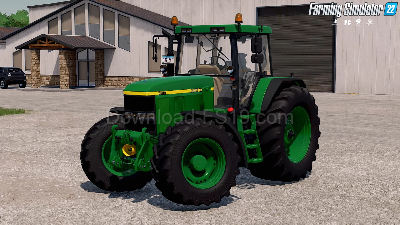John Deere 7810 Tractor v1.1 for FS22