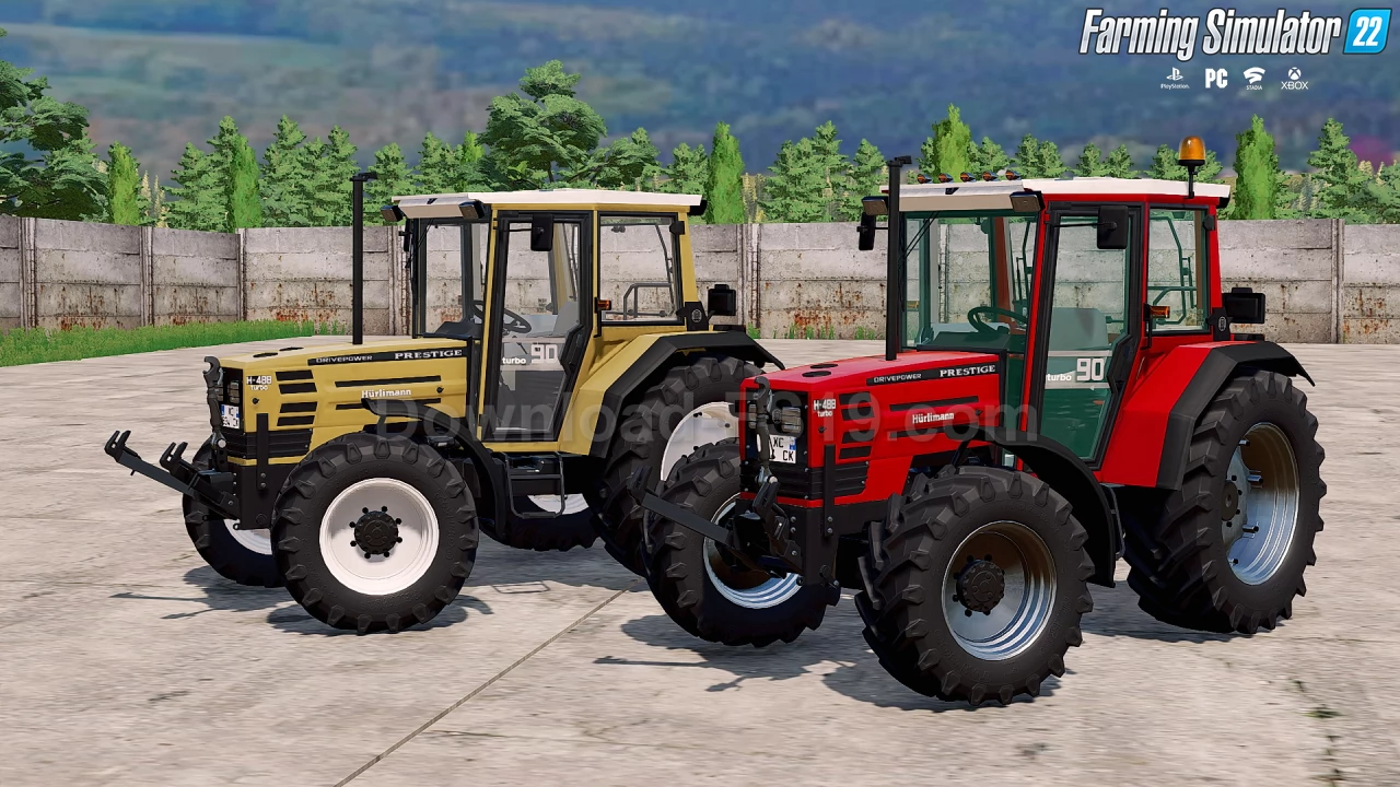 Hurlimann H488 Tractor v1.0 for FS22