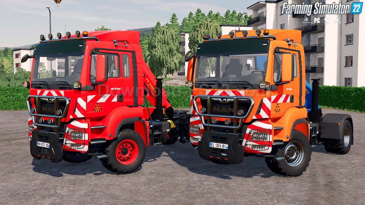 MAN TGS Palfinger Crane Truck v1.0 for FS22