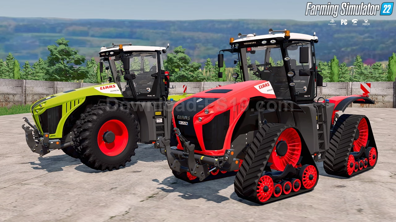 Claas XERION 4000-5000 v1.3 by SniperKittenCZ for FS22