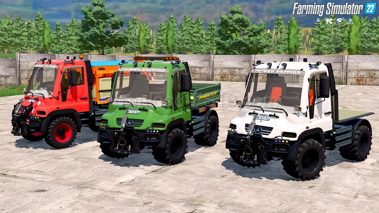 Unimog U400 + Modules v1.0 for FS22