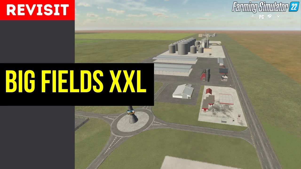 BigFieldsXXL 10x10km Map v2.0 for FS22