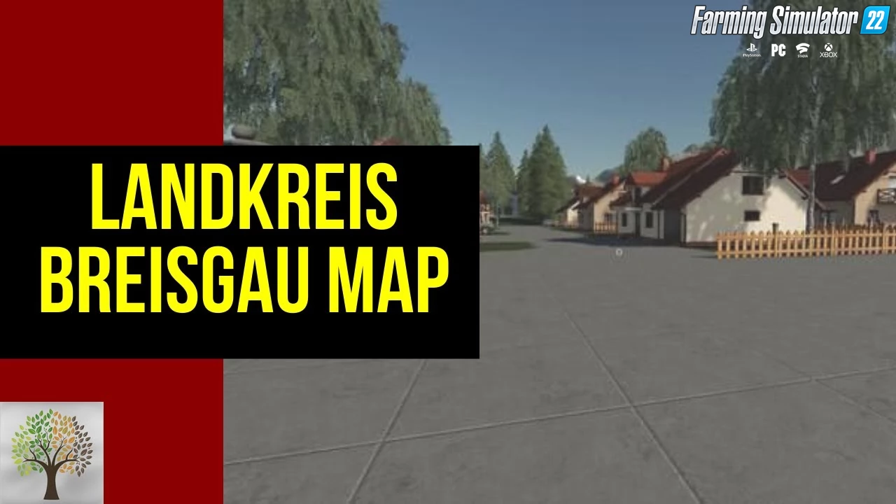 Landkreis Breisgau Map v1.0 for FS22