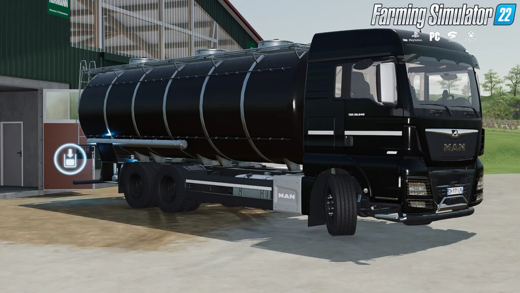 MAN TGX 6x4 Tanker Truck v1.0 for FS22