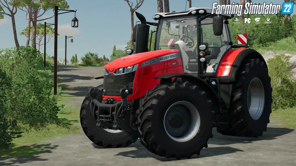 Massey Ferguson 8700S Tractor v1.1 By blauea for FS22