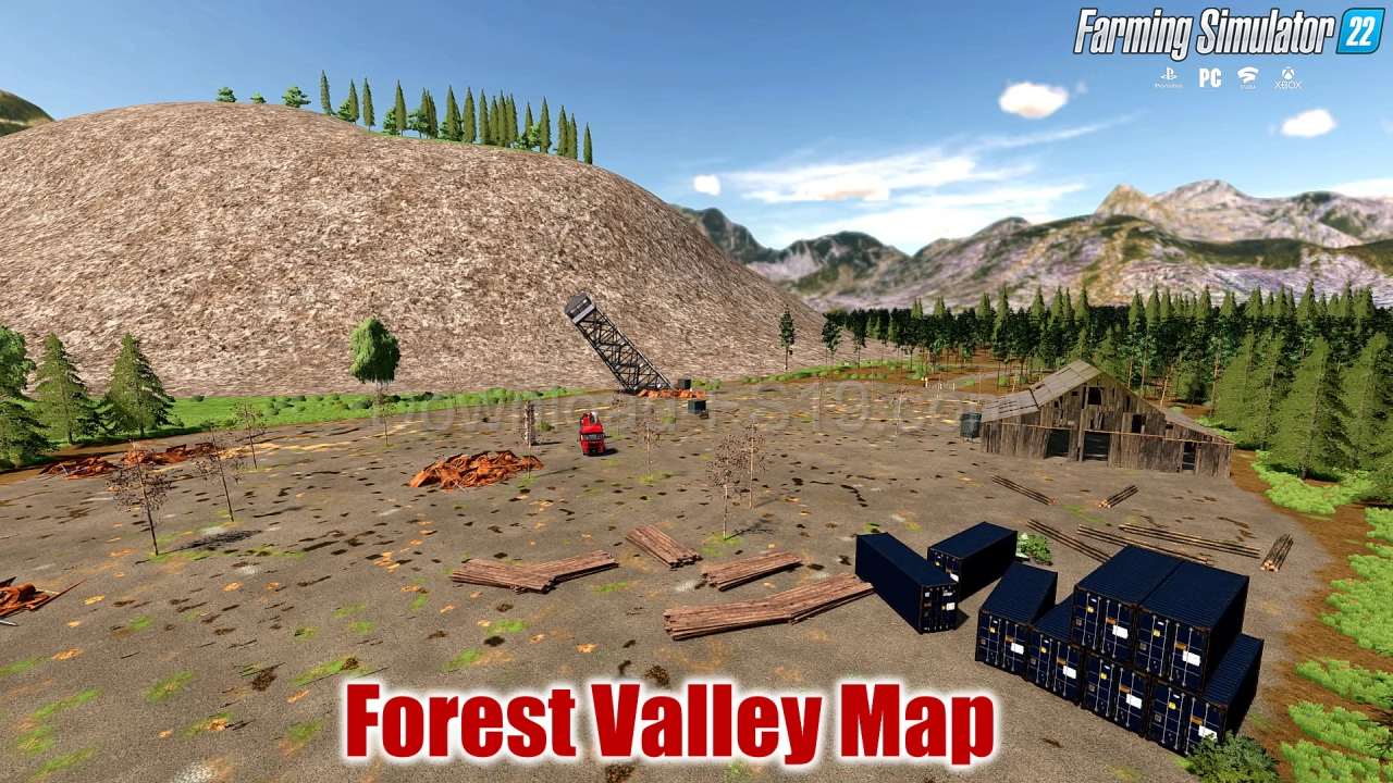 Forest Valley Map v1.0.1 for FS22