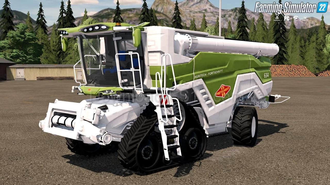 Agritech Fortschritt E634 Combine v1.0 for FS22