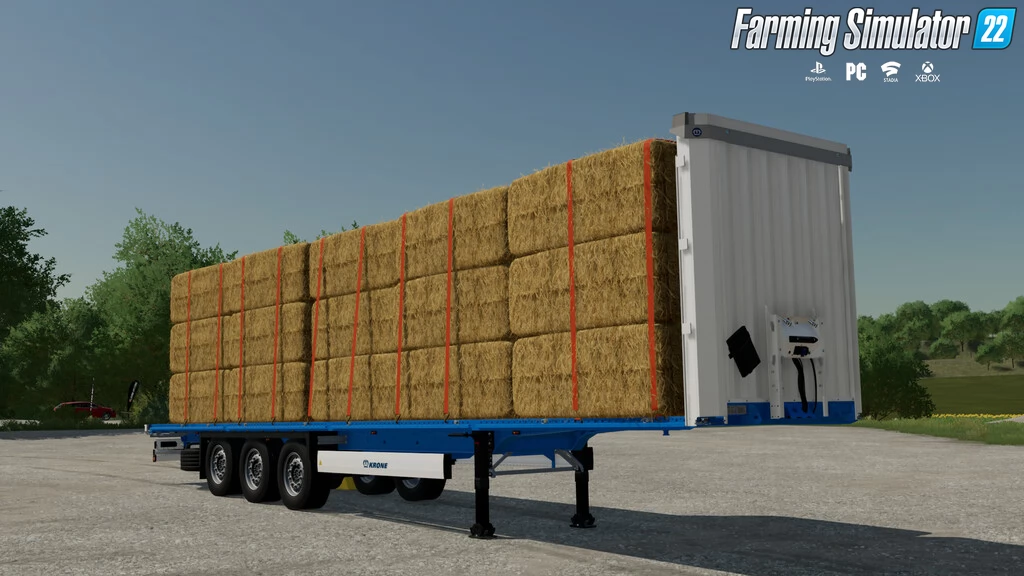 Krone Profiliner Flatbed Trailer v1.1 for FS22