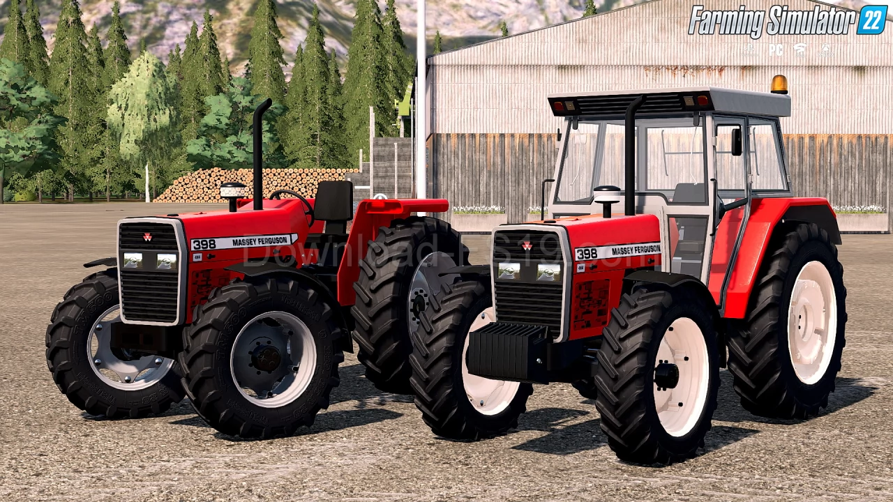 Massey Ferguson 398 Tractor v1.0 for FS22