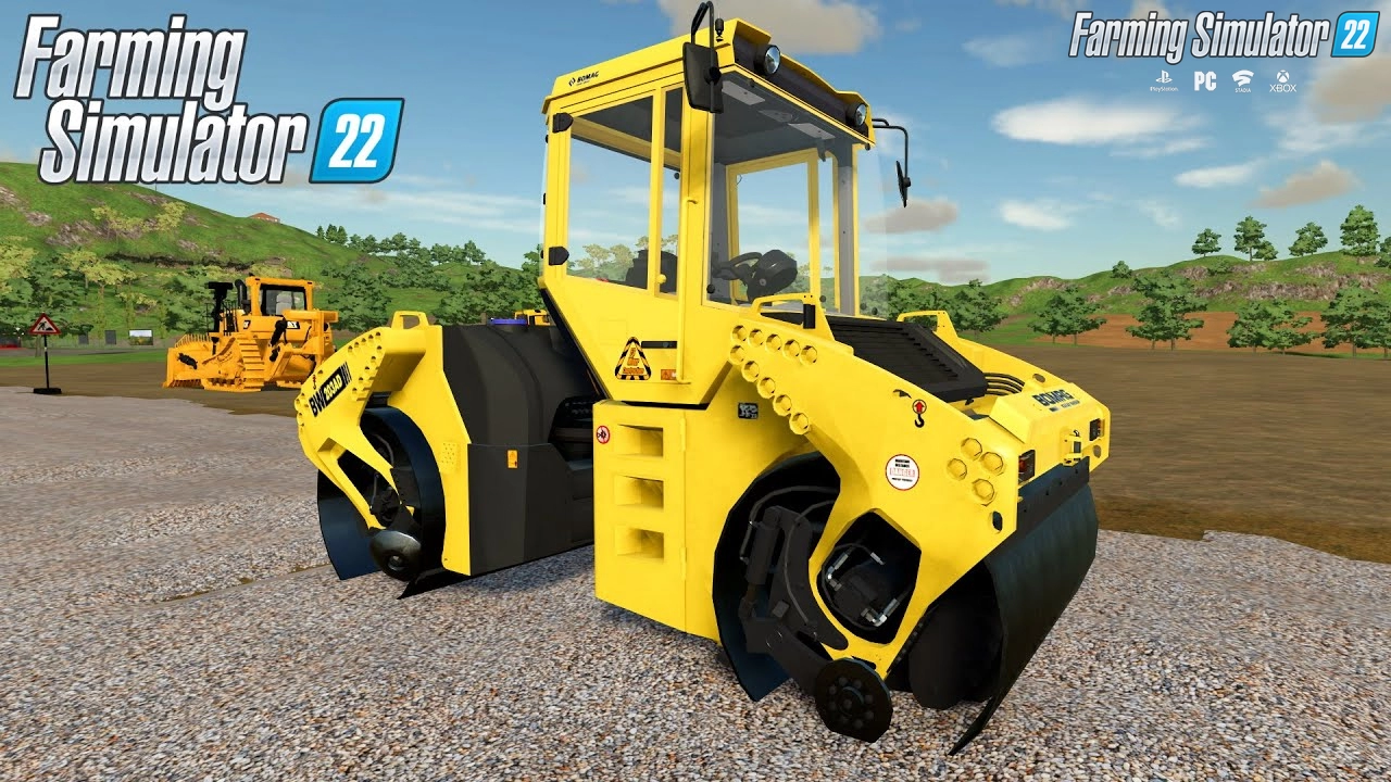 Bomag Roller Compactor - Farming Simulator 22