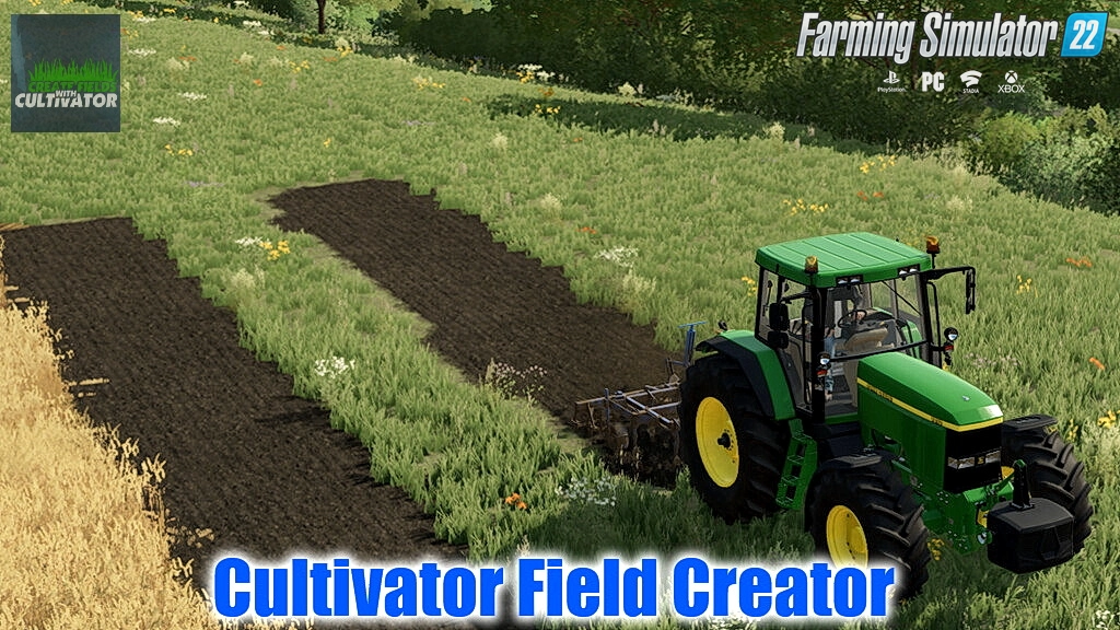 Cultivator Field Creator v1.1 for FS22