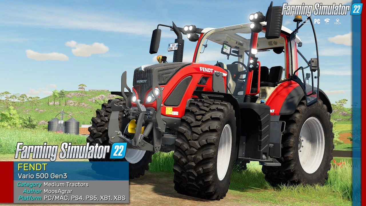 Fendt 500 Vario Gen3 Tractor v1.0.1 for FS22
