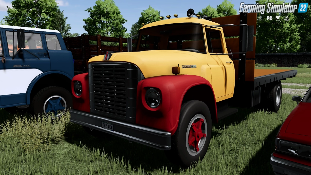 International Loadstar 1600 Flatbed Truck v2.0 for FS22