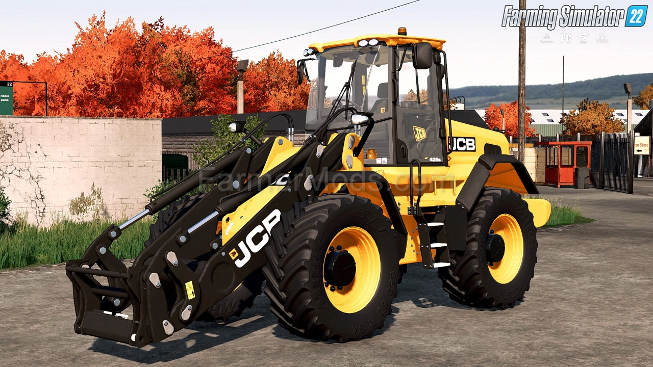 JCB 435S Wheel Loader v1.1 By LandDEV for FS22