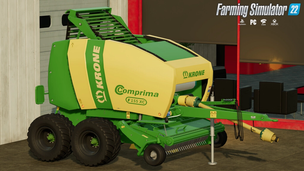 Krone Comprima F155 XC v1.1 for FS22