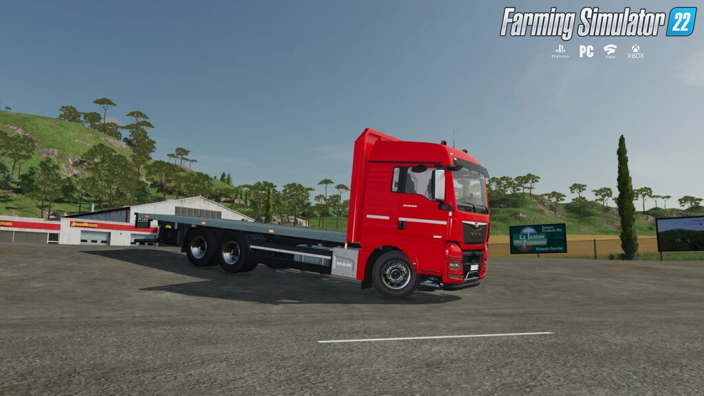 MAN TGX 26.640 Platform Truck v1.0.0.1 for FS22
