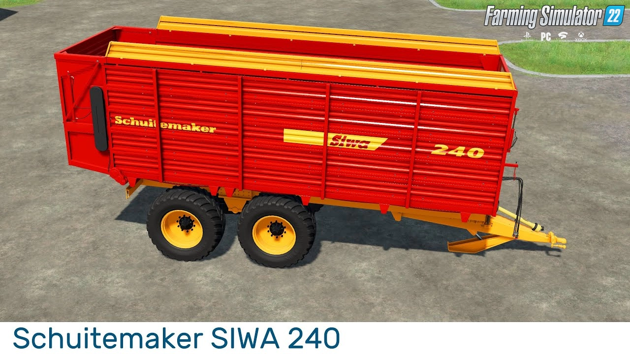 Schuitemaker SIWA 240 Trailer v1.0 for FS22