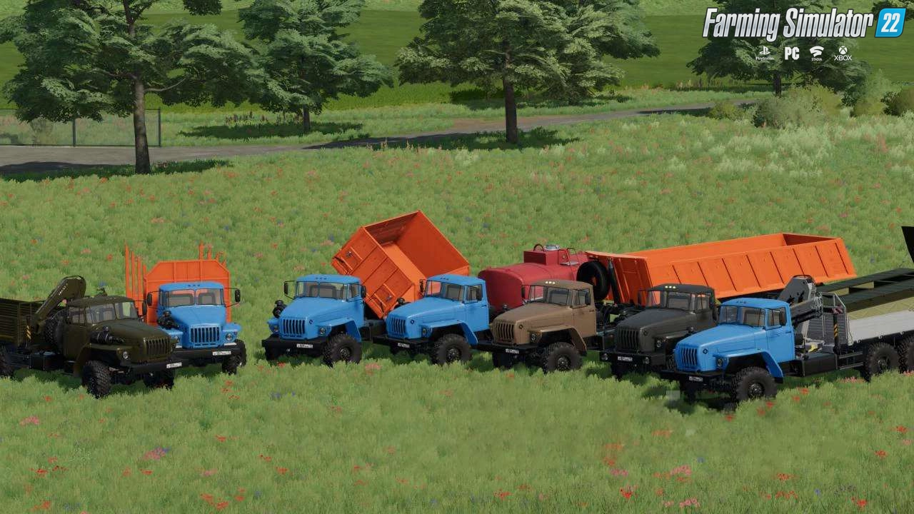 Ural Pack Trucks v1.1 for FS22