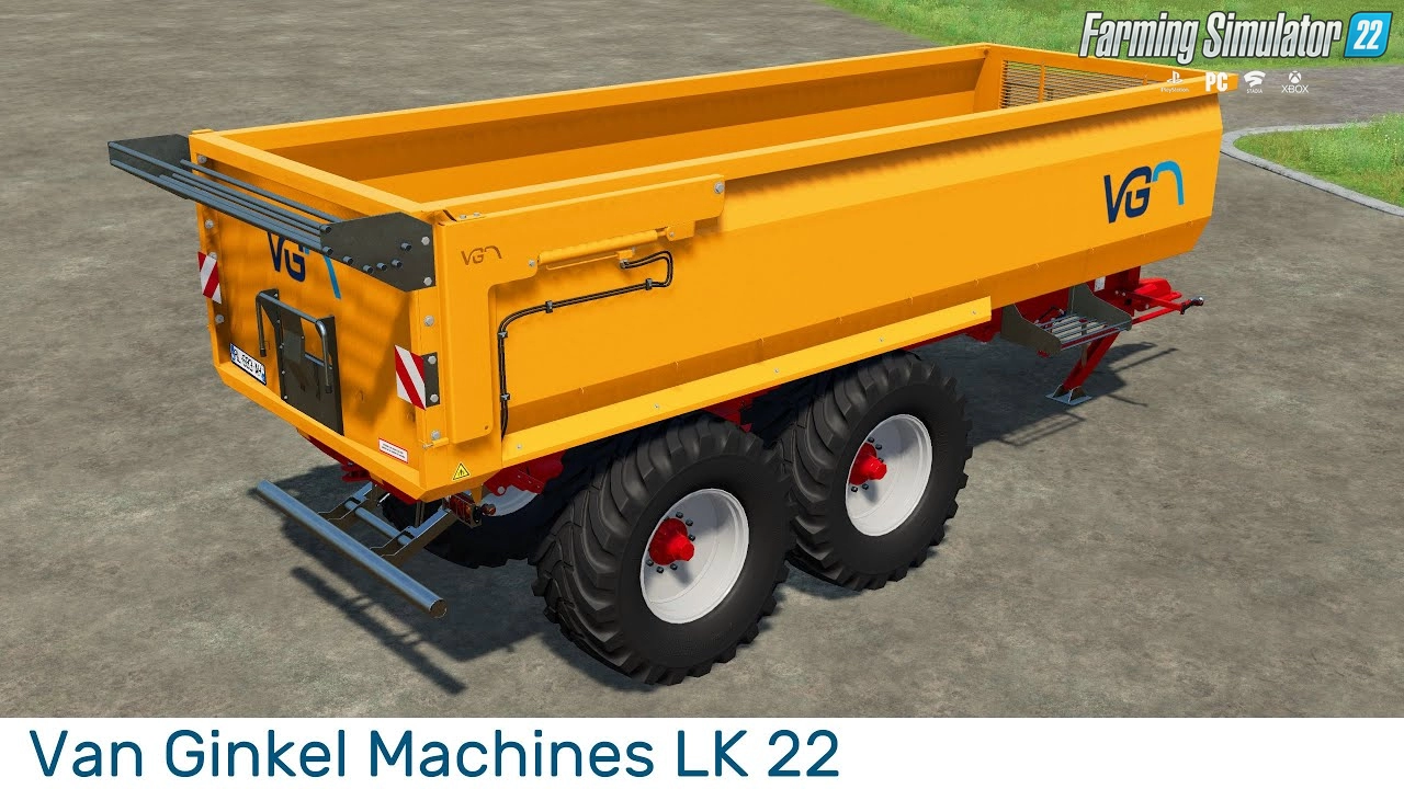 Van Ginkel Machines LK 22 Trailer v1.0 for FS22