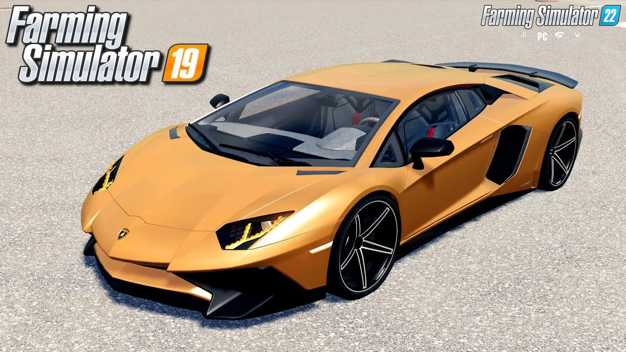 Lamborghini Aventador J v1.0 for FS22