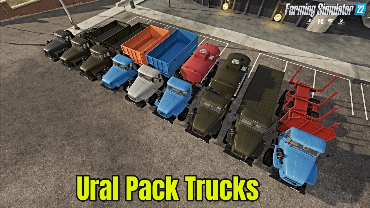 Ural Pack Trucks v1.1 for FS22