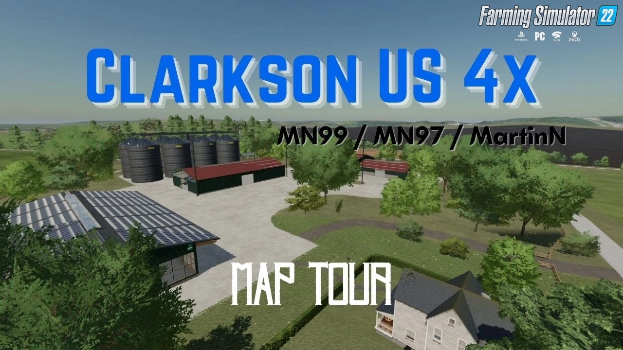 Clarkson US 4x Map v2.1 for FS22