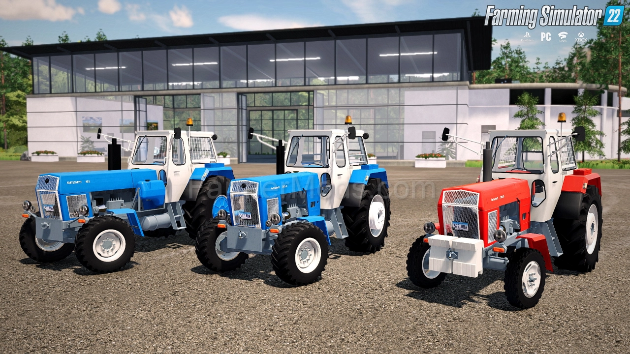 Fortschritt ZT 300-303 Tractor v1.0 for FS22