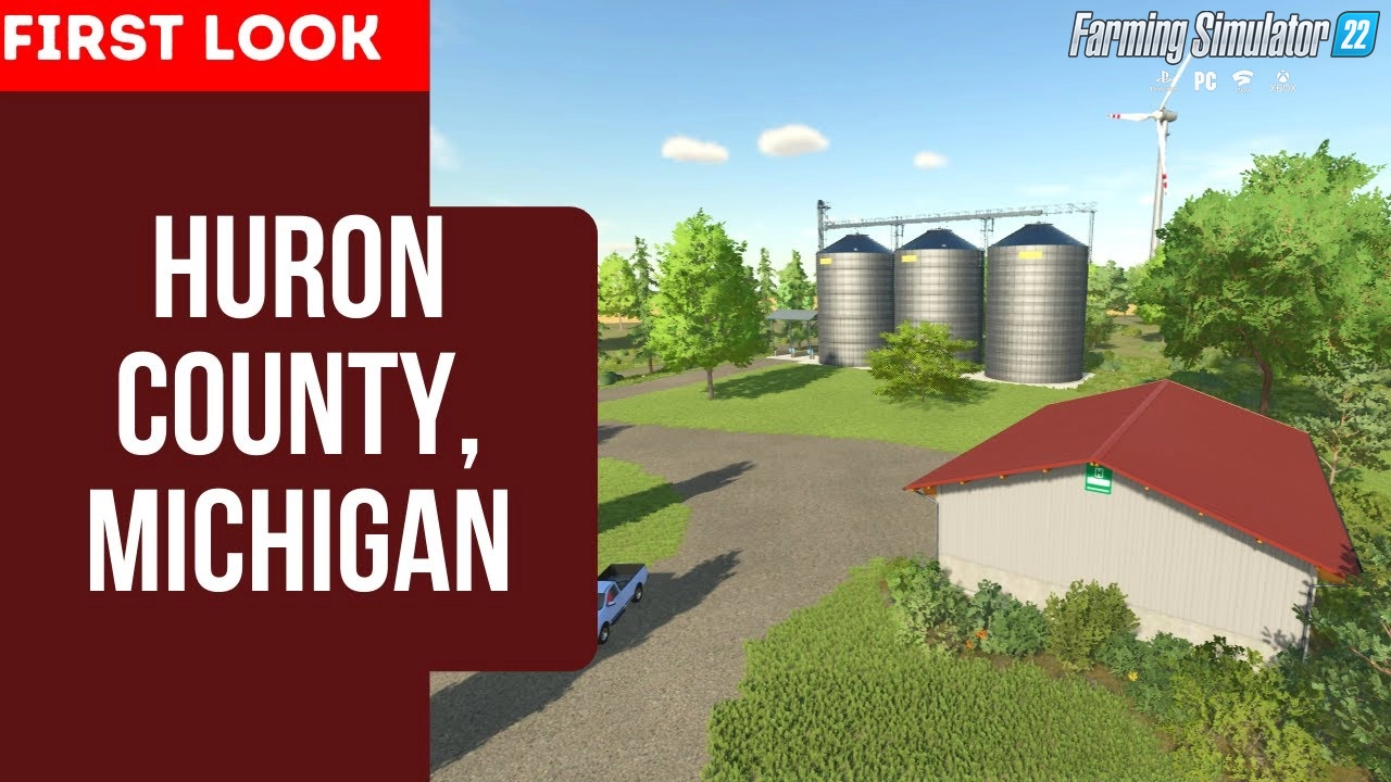 Huron County Michigan 16x Map v1.2.1 for FS22