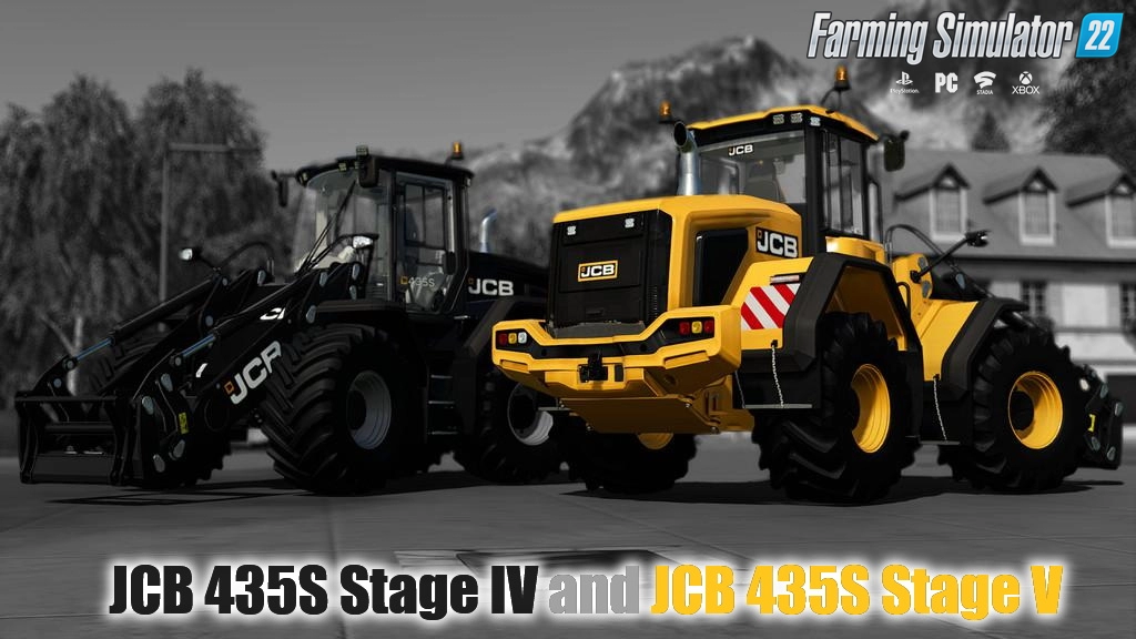 JCB 435S Stage IV and JCB 435S Stage V v1.1 for FS22